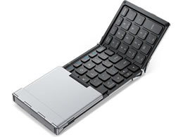 iclever Bluetooth�܂肽���݃L�[�{�[�h �V���o�[�u���b�N IC-BK09