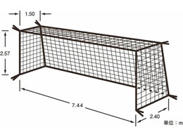 �[�b�g ��ʃT�b�J�[�S�[���l�b�g120T ZKN200