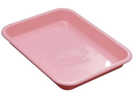 ���{�㗝��� PP�o�b�g No.2PK No.2 �v���X�`�b�N�g���[ 23-7220-09 247X187X32MM(�s���N)