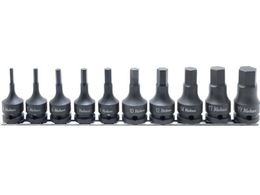 Ko-ken 12.7mm���� �C���p�N�g�w�b�N�X�r�b�g�\�P�b�g���[���Z�b�g10���g RS14012M 10-L60