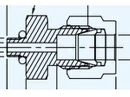 Fujikin �j���[V-Lok 2���k�����O�򂢍��ݎ� �X�e�����X�|�� VUWH-4XM5-HAV-V