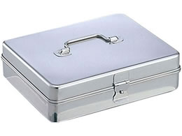 �Ћˈ�ȍH�� ���ԕt�X�e�����X�o�b�g 4�� 4�� �g���[ 03-3125-04 300X240X70MM