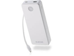 �G���R�� ���o�C���o�b�e���[20000mAh�c�ʕ\�� �� DE-C77-20000WH