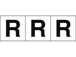 TRUSCO/�A���t�@�x�b�g�X�e�b�J�[ 30�~30 ���n/������