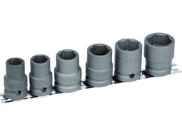 TRUSCO �C���p�N�g�p�\�P�b�g6�g�Z�b�g �����p12.7mm T4-5SET