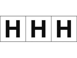 TRUSCO/�A���t�@�x�b�g�X�e�b�J�[ 50�~50 ���n/������