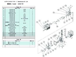 ULVAC GHD-101用メンテナンスキットB GHD-101 MAINTENANCEKIT B