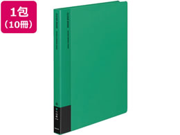 コクヨ クリアファイル 替紙式 A4 30穴 60枚 緑 10冊 ラ-720G ﾗ-720Gが