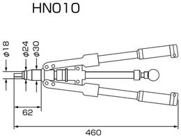 エビ 強力型ハンドナッター HN010 1240064が47,479円【ココデカウ】