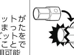 TONE インパクト用ヘキサゴンビット 差込角19.0mm 対辺寸法17mm BIT21