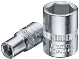 GEDORE 6�p�\�P�b�g7mm �����p6.35mm 6165910
