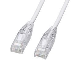 �T�����T�v���C �J�e�S��6LAN�P�[�u�� 0.5m�E�z���C�g KB-SL6YS-005W