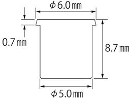 エビ ブラインドナット エビナット (薄頭・ステンレス製) 板厚1.5 M3