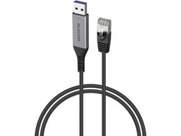�G���R�� USB-A LAN�ϊ��P�[�u�� 1Gbps 2m �u���b�N LD-AL1G20BK