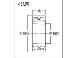 NTN 自動調心ころ軸受(テーパ穴)内輪径75mm外輪径160mm幅55mm