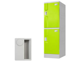 Netforce WECC �v���X�`�b�N���b�J�[ L ���Ȃ� 1��2�i �O���[��