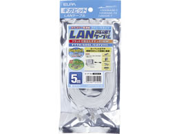 �����d�� CAT6�t���b�g 5m LAN-FT1050(W)