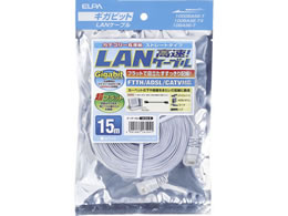 �����d�� CAT6�t���b�g 15m LAN-FT1150(W)