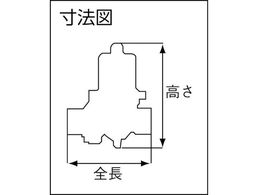 ヨシタケ 水用減圧弁 二次側圧力(A) 25A GD-26-NE-A-25A 4314832が