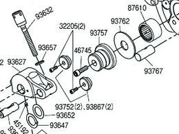 RIDGID ロールグルーバー用グルーブロールセット 50-150A 93642