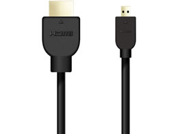GR C[TlbgΉHDMI-MicroP[u 1.5m DH-HD14EU15BK