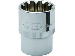 ASH �n�C�u���b�g�\�P�b�g1�^2(12.7)�~19mm VF4190