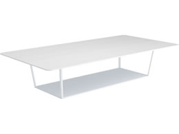 コクヨ リージョン 角形 ミドルテーブル白脚 W3600 グレインドホワイト