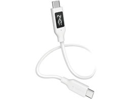 �G���R�� Type-C�d�͕\���P�[�u�� 2m 240W �z���C�g MPA-CCW20WH