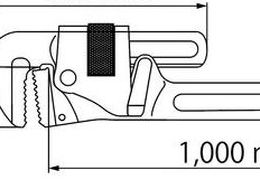 エビ 強力型パイプレンチ 1200mm PW1200 1250400が53,713円【ココデカウ】