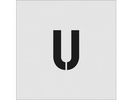 IM �X�e���V�� U �����T�C�Y100�~65mm AST-U10065