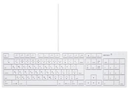 obt@[ tL[{[h USBڑ Macf zCg BSKBM01WH