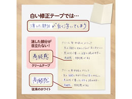 プラス 修正テープホワイパープチ クリームテープ 2.5mm WH812Y 51641