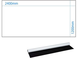 プラス 大判マグネットシート 横2400×縦1200mm 423920/VNM-2412が
