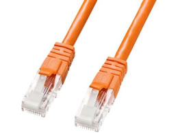 �T�����T�v���C �ߐ܂�h�~�J�e�S��6LAN�P�[�u�� �I�����W 3m