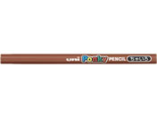 三菱鉛筆/ポンキーペンシル 単色 チャイロ 6本/K800.21