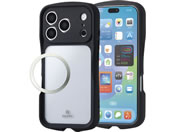 �G���R��/iPhone18 Pro Grippy �n�C�u���b�h�P�[�X �t���[���J���[�P�[�X �Ɍ� �u���b�N/PM-A26CGRPFCKBK