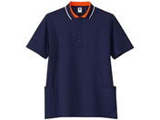 CARE&MEDICAL/ユニセックスポロシャツ 介護ユニフォーム 25-6532-19 TB4504U-13(3L)ネイビー