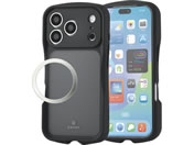 �G���R��/iPhone18 Pro Grippy �n�C�u���b�h�P�[�X �t���[���J���[�P�[�X �Ɍ� �}�b�g �u���b�N/PM-A26CGRPFKCBK