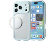 �G���R��/iPhone18 Pro �^�t�X�������C�g �t���[���J���[�P�[�X �Ɍ� �u���[/PM-A26CTSLFCKBU