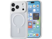 �G���R��/iPhone18 Pro �n�C�u���b�h�P�[�X �Ɍ� MAGKEEP �}�b�g �z���C�g/PM-A26CMAG2KCWH
