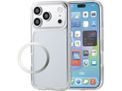 �G���R��/iPhone18 Pro �n�C�u���b�h�P�[�X �Ɍ� ���ȏC�� ���� �N���A/PM-A26CHVREKTCR