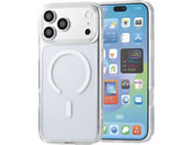 �G���R��/iPhone18 ProMax �n�C�u���b�h�P�[�X �Ɍ� MAGKEEP �z���C�g/PM-A26DMAG02KWH
