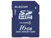 エレコム SDHCカードClass4 16GB簡易パッケージ MF-FSD016GC4 H