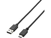 エレコム USB2.0ケーブル(A-TypeC) 1m ブラック U2C-AC10BK