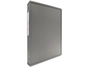 カルテブック(スタンダードタイプ)A4 4穴 グレー 背幅40mm/0-5631-13