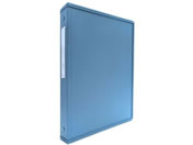 カルテブック(スタンダードタイプ)A4 4穴 ブルー 背幅40mm/0-5631-15