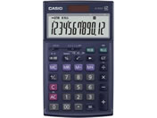 G)カシオ/本格実務電卓 12桁 日数・時間計算タイプ ネイビー/JS-20DD-NY-N