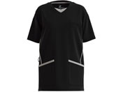 MCU(サーヴォ)/アスリート ニット・スクラブ 診察衣 25-6517-0006 3L MCU(サーヴォ)MSCU-2201-B9(ブラック)