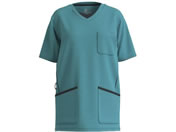 MCU(サーヴォ)/アスリート ニット・スクラブ 診察衣 25-6517-0303 M MCU(サーヴォ)MSCU-2301-K1(ターコイズ)