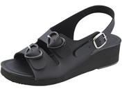 parfait/�n�[�g2�o�b�N���T���_�� �i�[�X�T���_�� 24-6544-0301 S(21.5-22.0cm)parfait KS-124(�u���b�N)